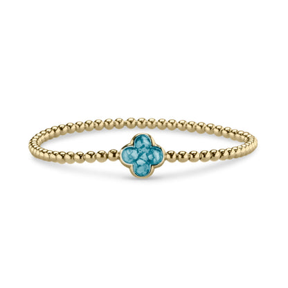 Flexibele as armband met compartiment voor as of haar, gedenksieraden. Baby