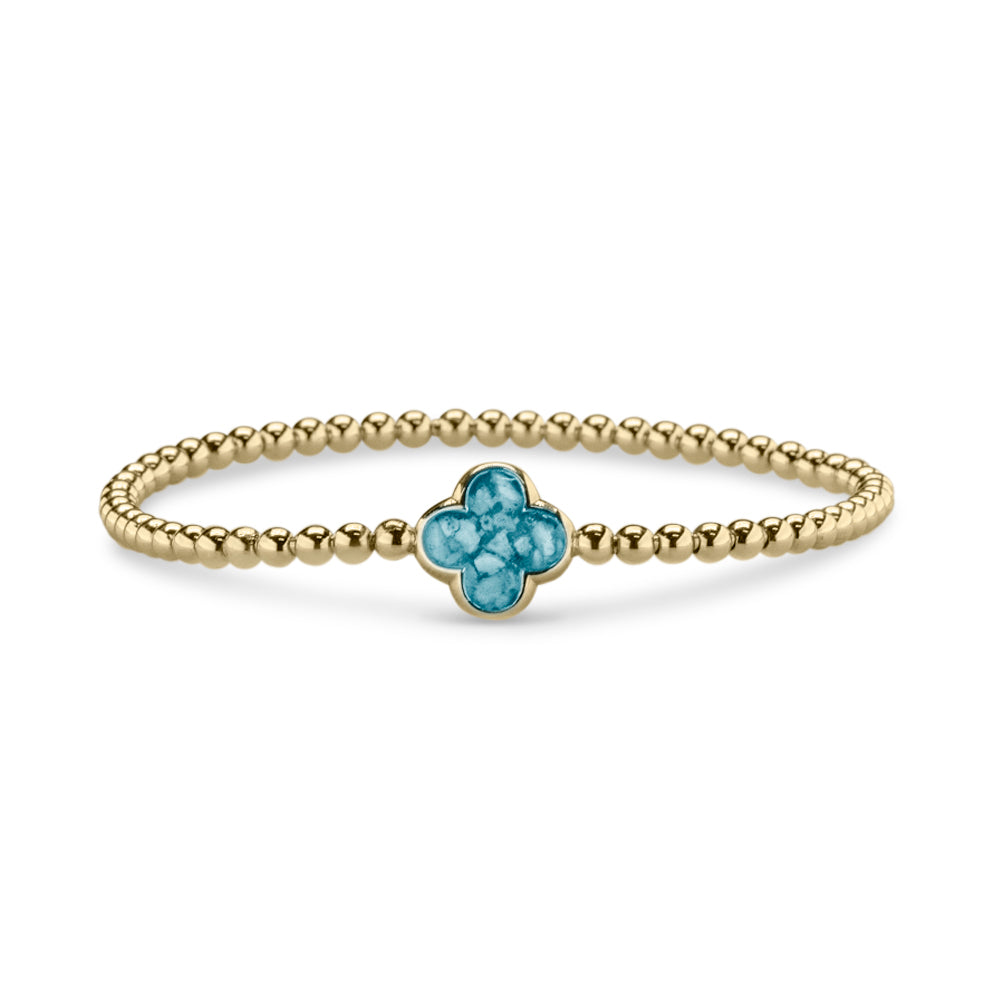 Flexibele as armband met compartiment voor as of haar, gedenksieraden. Baby