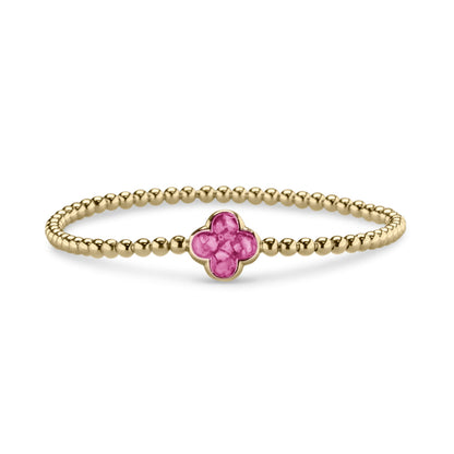 Flexibele as armband met compartiment voor as of haar, gedenksieraden. Soft