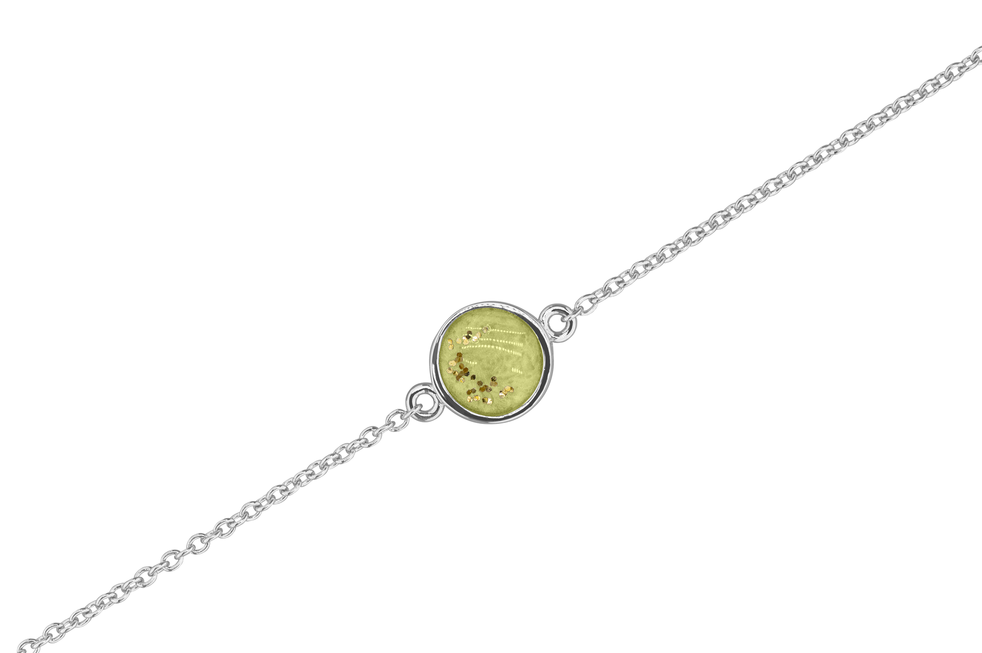 As armband met rondje als compartiment in het midden aan de voorzijde. Olive
