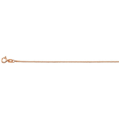 Roségouden collier gepolijst met gourmette schakel gediamanteerd. Een exclusief collier met een trendloos design