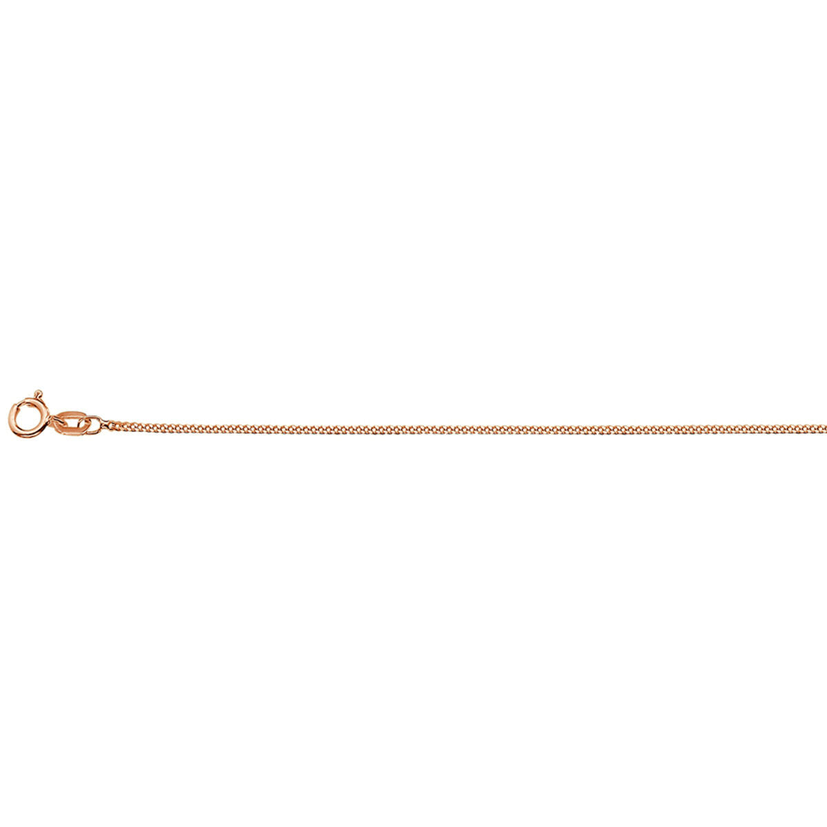 Roségouden collier gepolijst met gourmette schakel gediamanteerd. Een exclusief collier met een trendloos design