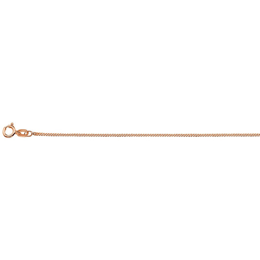 Roségouden collier gepolijst met gourmette schakel gediamanteerd. Een exclusief collier met een trendloos design