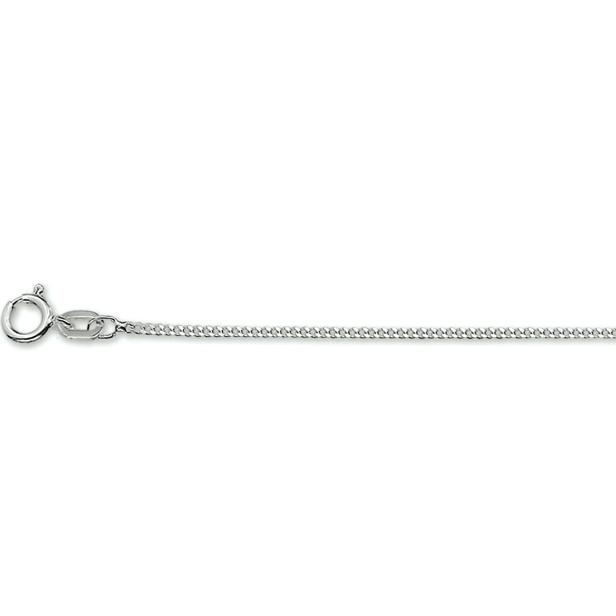 Zilveren collier gepolijst met gourmette schakel. Een exclusief collier met een trendloos design