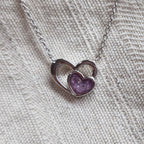 Ashanger hart, gedenksieraad, waar as en haar in verwerkt wordt.alle