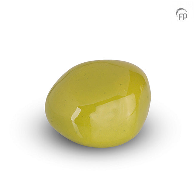 Deze keramische knuffelkeitjes worden op ambachtelijke wijze vervaardigd, waardoor geen enkel keitje hetzelfde is en voorzien van een bijzondere laklaag. 