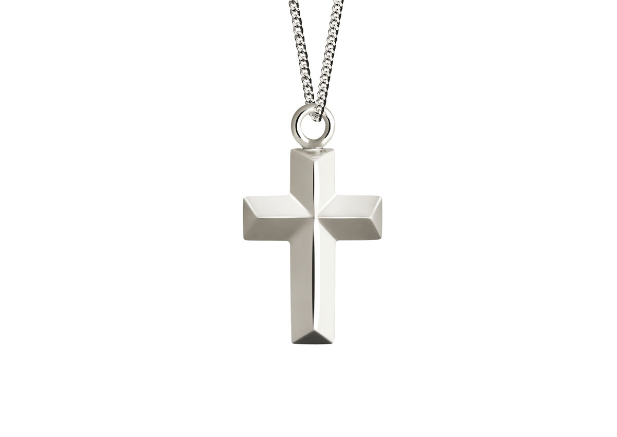 Ashanger kruisje is geschikt om as en ook haar in te verwerken