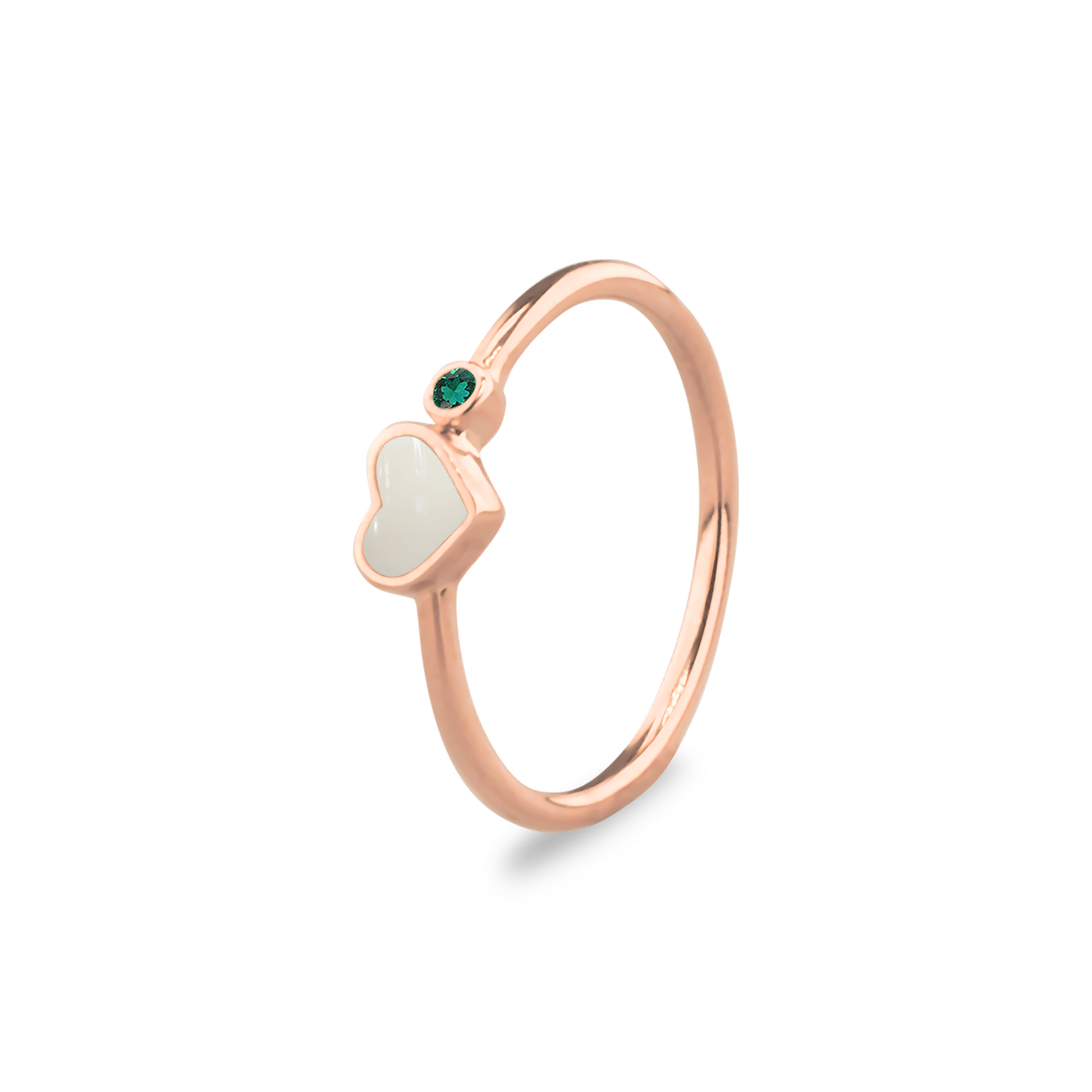 Gedenksieraad waarin een geboortesteen geplaatst wordt naar keuze. Het hartje van 6 mm wordt zichtbaar gevuld met as,haar of moedermelk. Mei