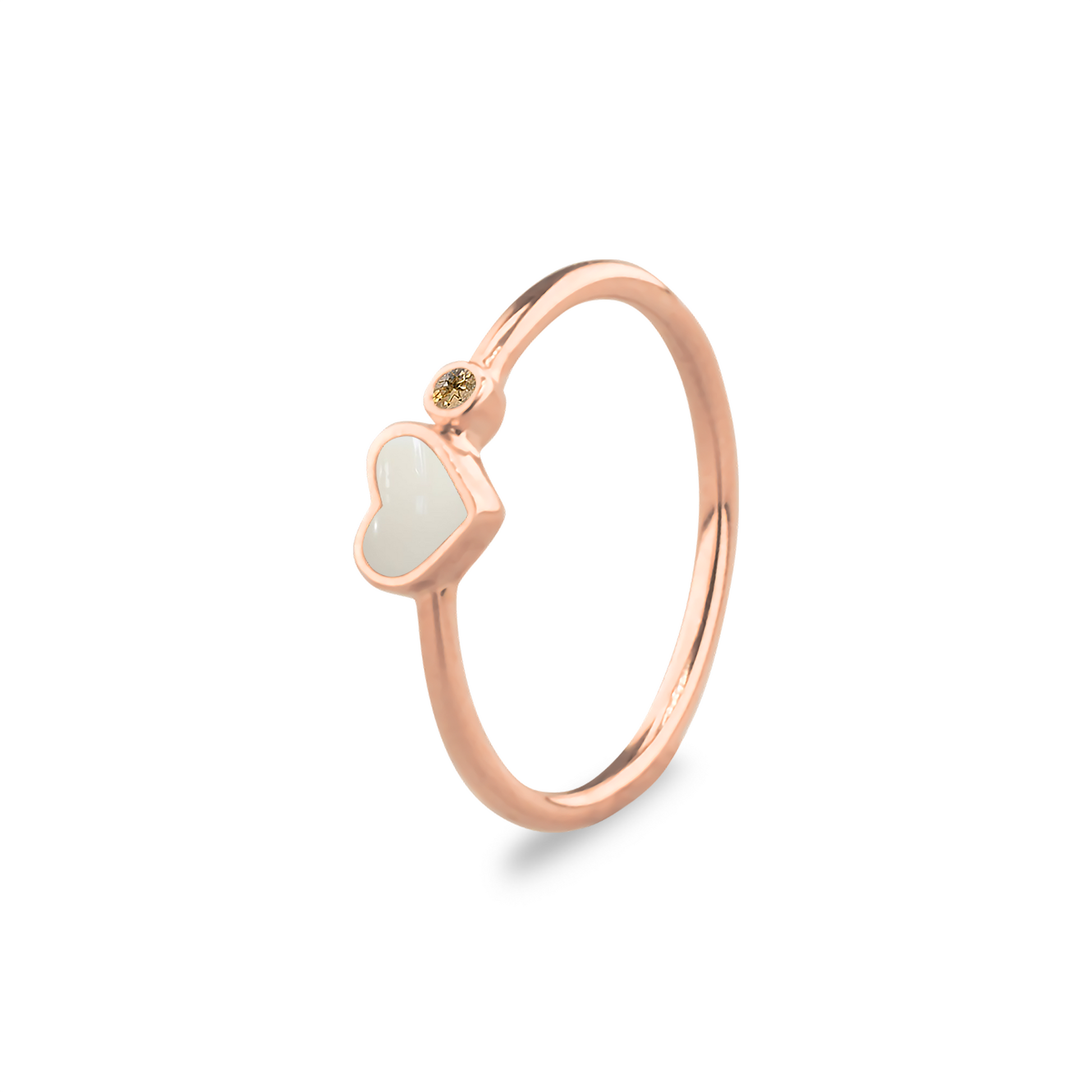 Gedenksieraad waarin een geboortesteen geplaatst wordt naar keuze. Het hartje van 6 mm wordt zichtbaar gevuld met as,haar of moedermelk. November