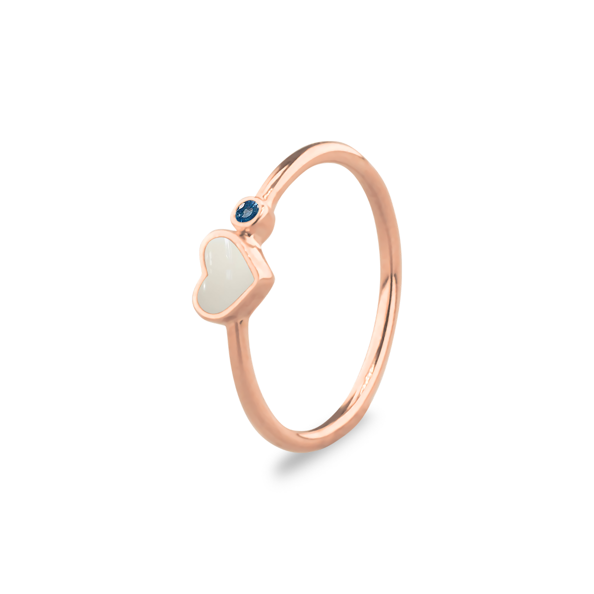 Gedenksieraad waarin een geboortesteen geplaatst wordt naar keuze. Het hartje van 6 mm wordt zichtbaar gevuld met as,haar of moedermelk. September