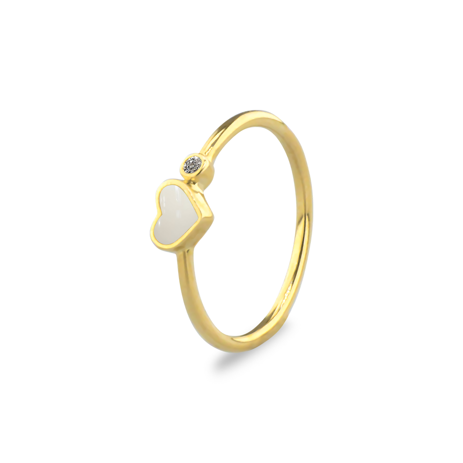 Gedenksieraad waarin een geboortesteen geplaatst wordt naar keuze. Het hartje van 6 mm wordt zichtbaar gevuld met as,haar of moedermelk. April