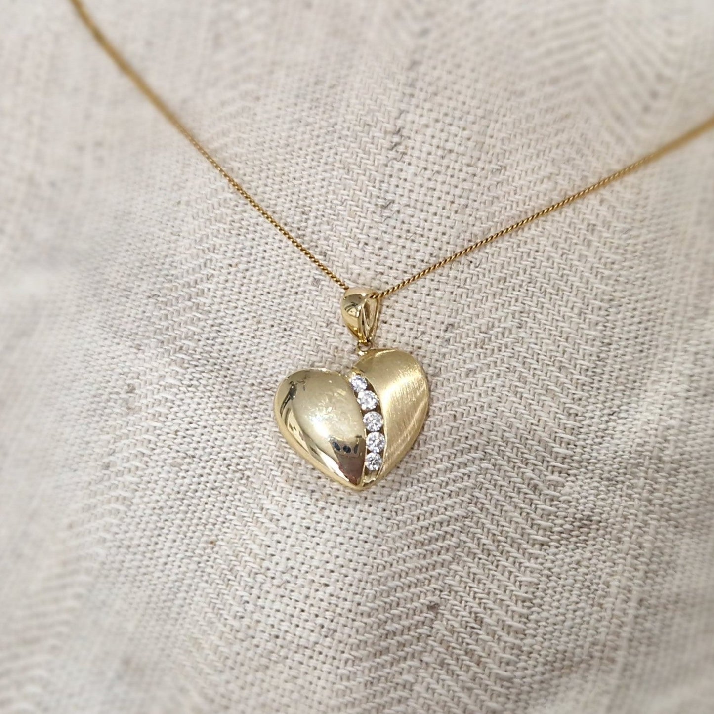 Gedenkhanger heart duet
