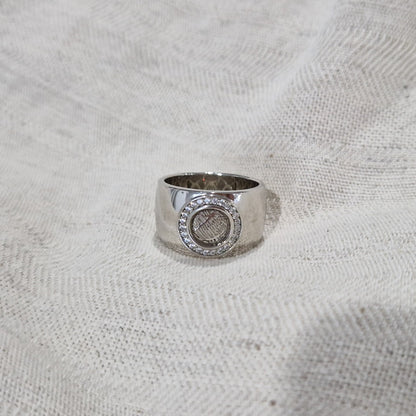 Ring met vingerafdruk