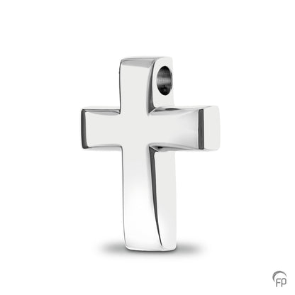 Hanger kruis, de ashangers uit deze collectie gedenksieraden zijn zelf te vullen en te bestellen in zilver 925 sterling, geelgoud en witgoud. 