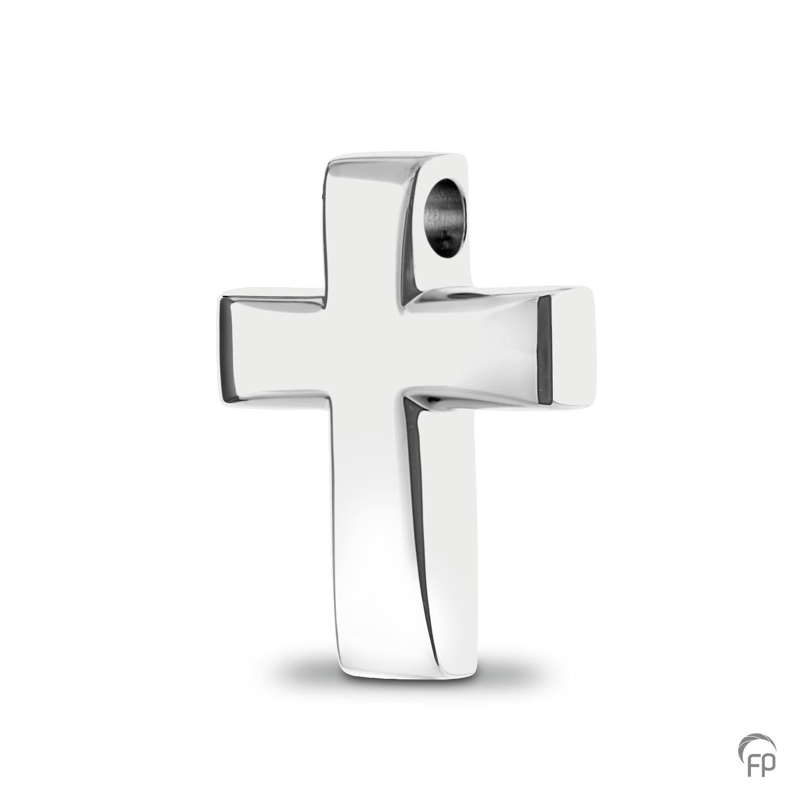 Hanger kruis, de ashangers uit deze collectie gedenksieraden zijn zelf te vullen en te bestellen in zilver 925 sterling, geelgoud en witgoud.