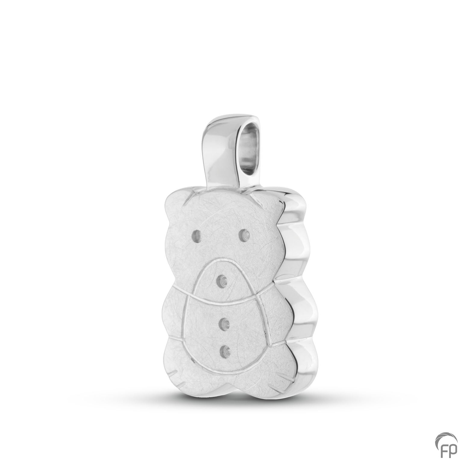 Hanger beertje, de ashangers uit deze collectie gedenksieraden zijn eenvoudig zelf te vullen en te bestellen in zilver 925 sterling, geelgoud en witgoud. 