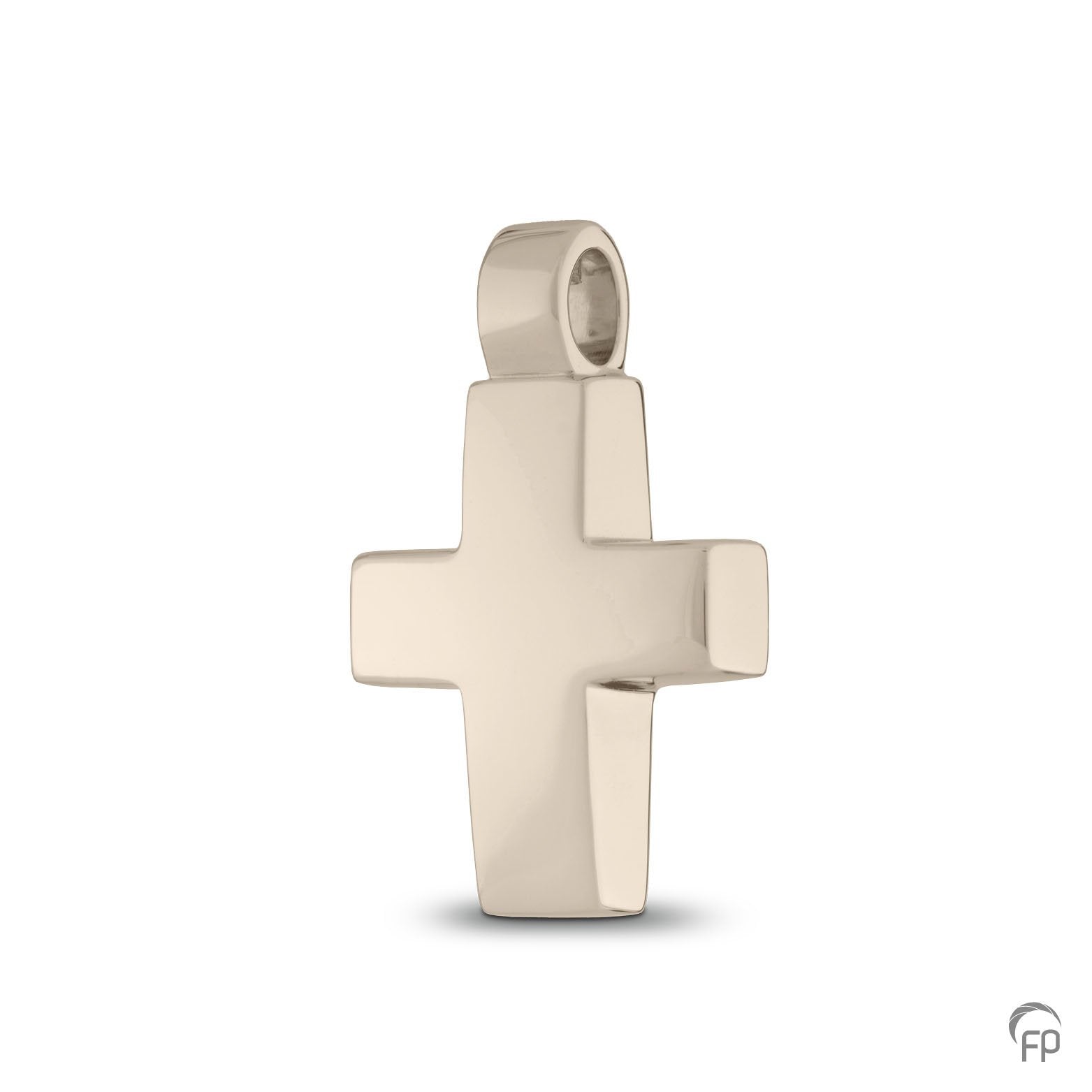 Hanger kruis, de ashangers uit deze collectie gedenksieraden zijn eenvoudig zelf te vullen en te bestellen in zilver, geelgoud en witgoud