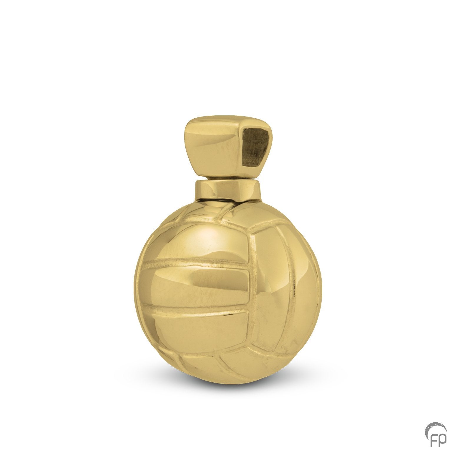 Volleybal ashanger uit deze sport collectie gedenksieraden is eenvoudig zelf te vullen en te bestellen in zilver, geelgoud en witgoud