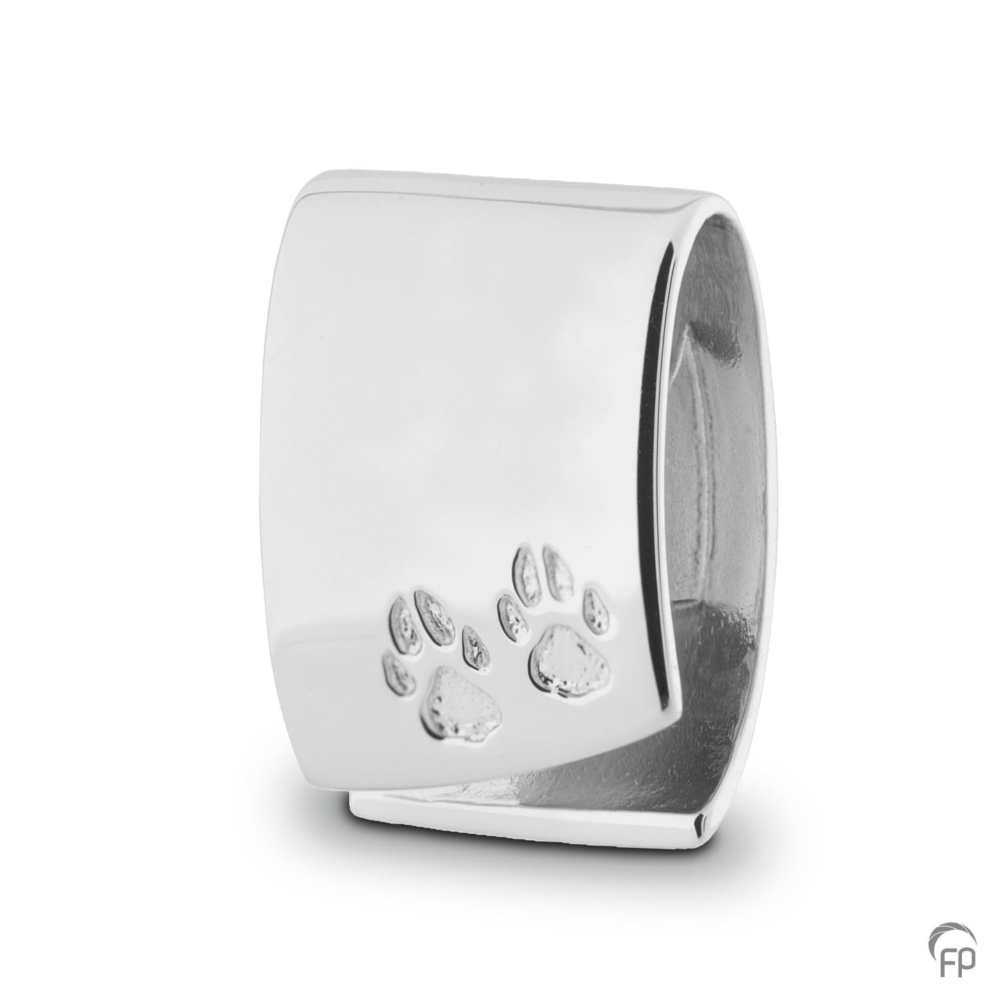Dieren ashanger, om as of haar van je huisdier mee te vullen. Gedenksieraad voor huisdier, hond of kat/poes. Herinneringssieraad om bij je te dragen. Assierraad met pootafdrukjes op afgebeeld.