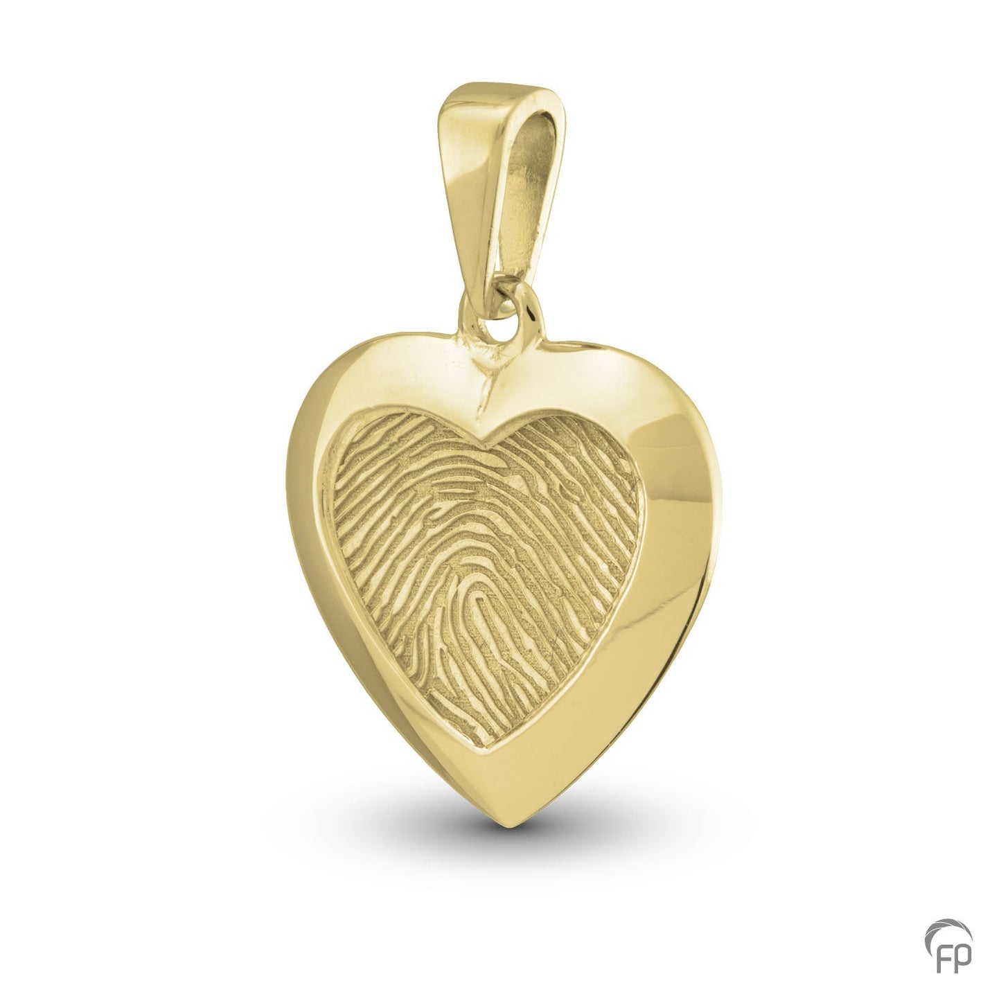 Hanger hart met vingerafdruk