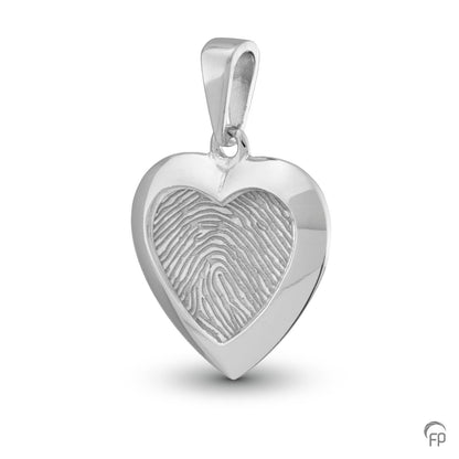 Hanger hart met vingerafdruk