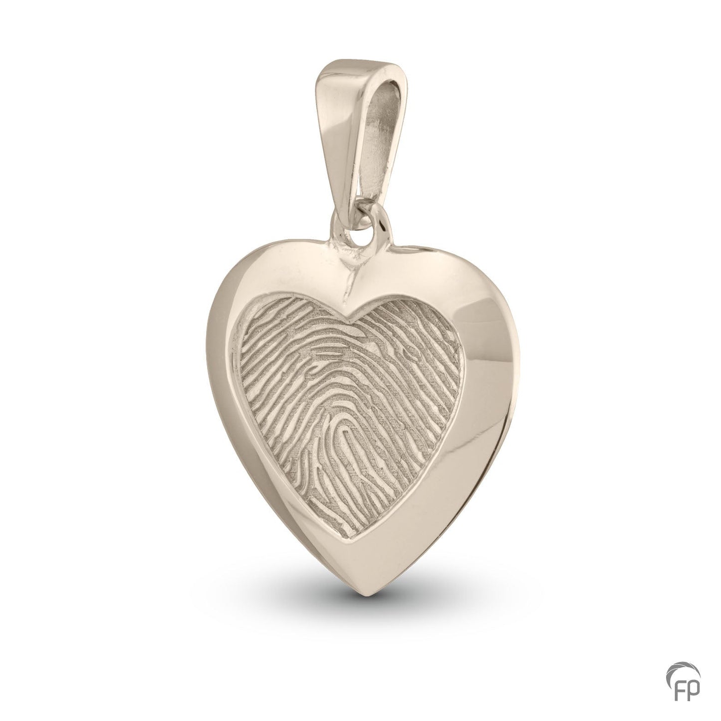 Hanger hart met vingerafdruk