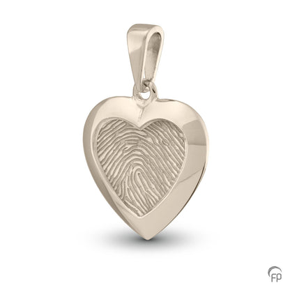 Hanger hart met vingerafdruk