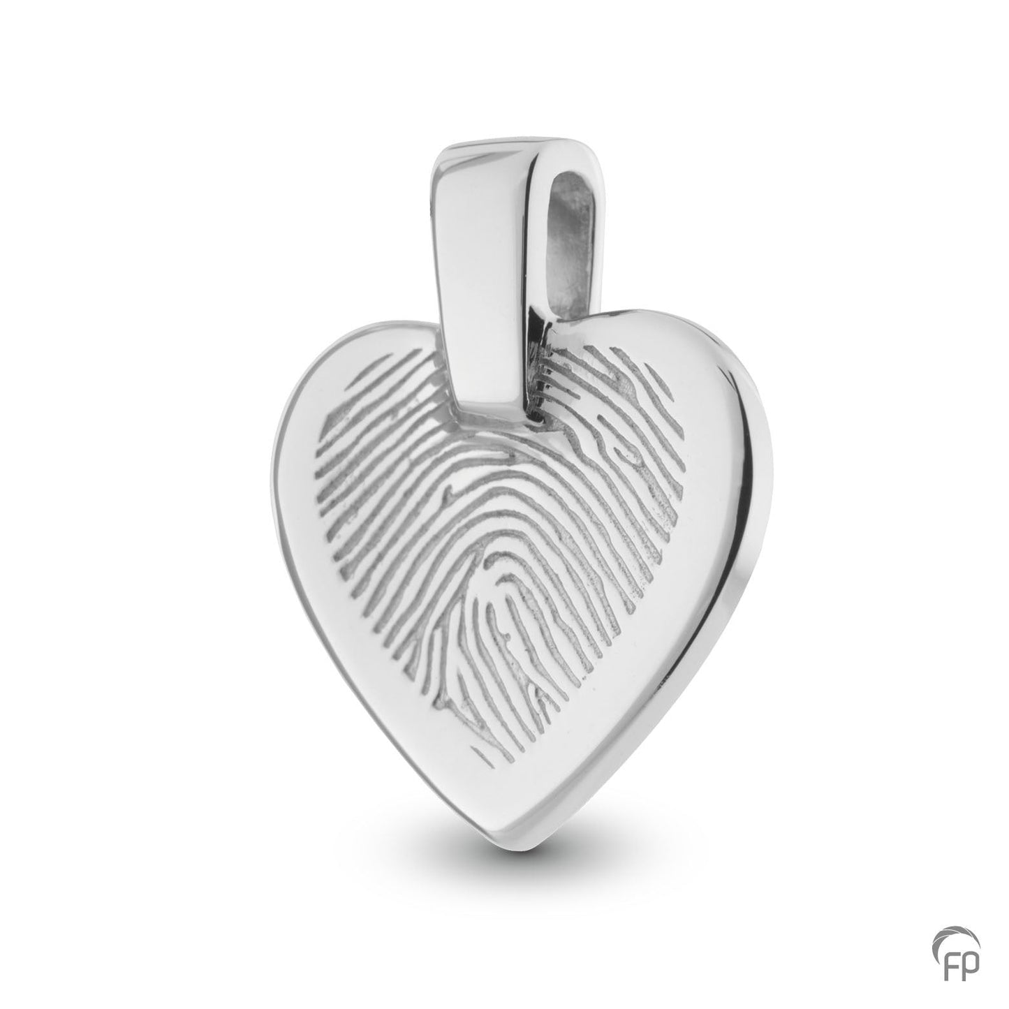 Hanger hartje met vingerafdruk