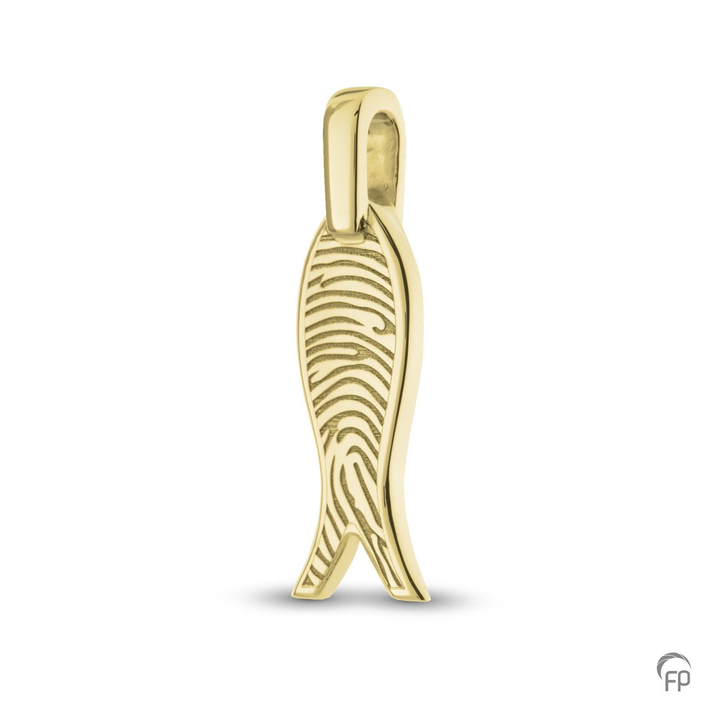Hanger vis met vingerafdruk