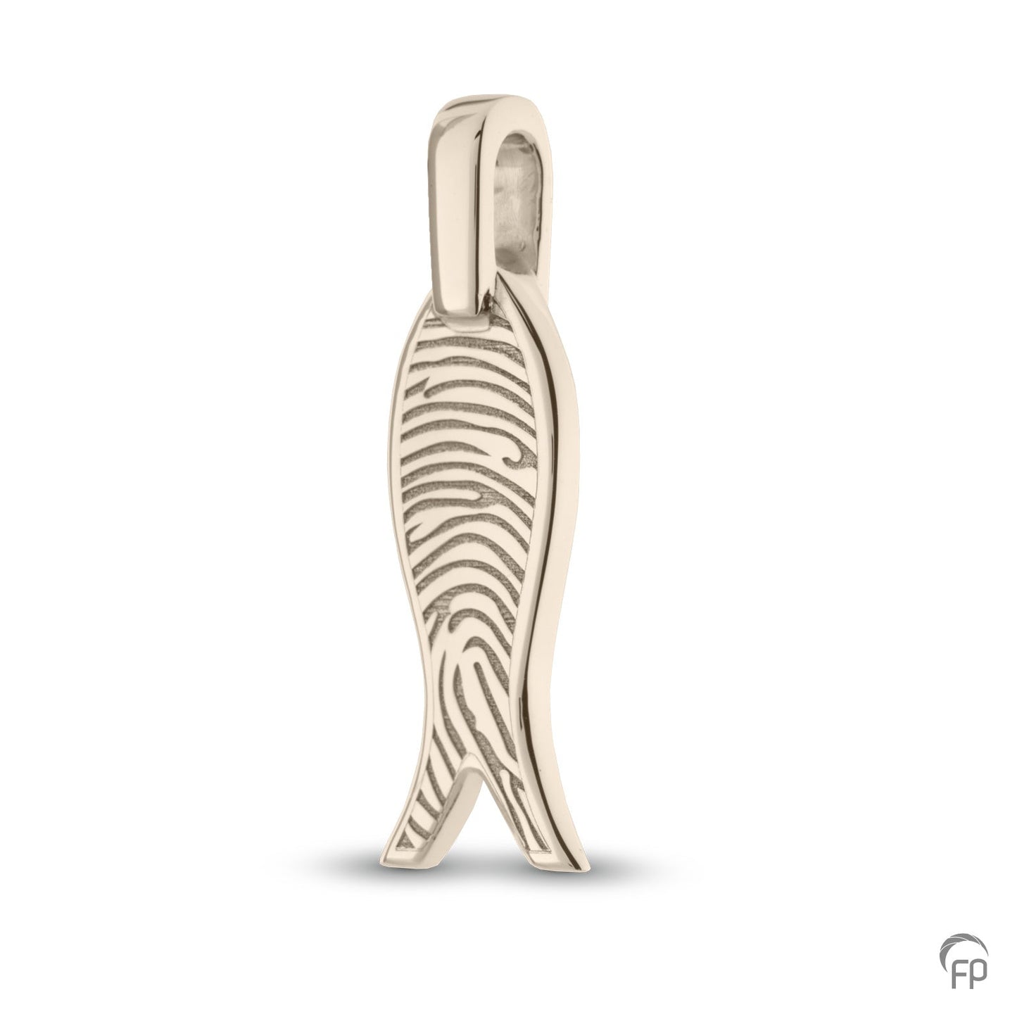 Hanger vis met vingerafdruk