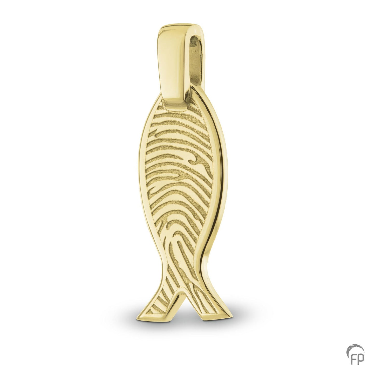 Hanger vis met vingerafdruk