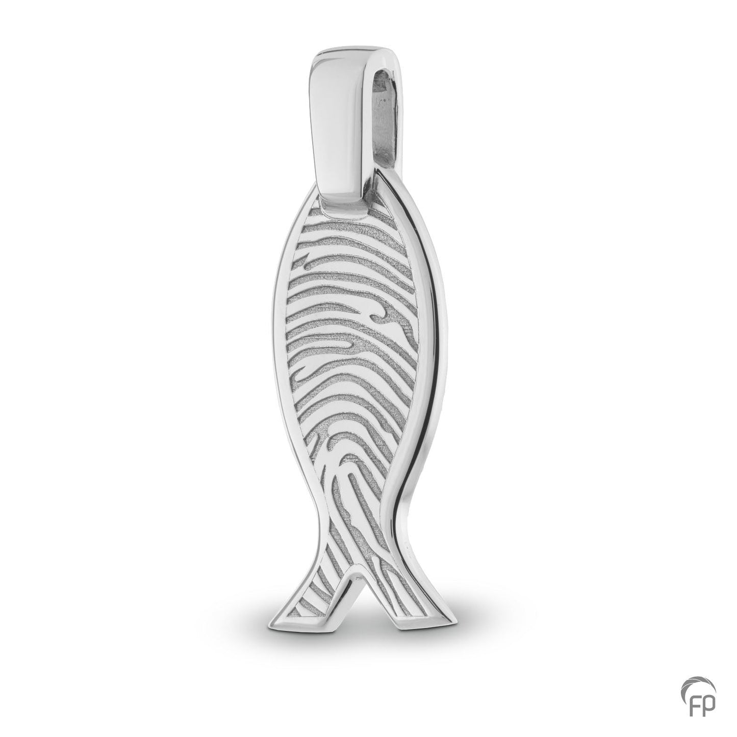 Hanger vis met vingerafdruk