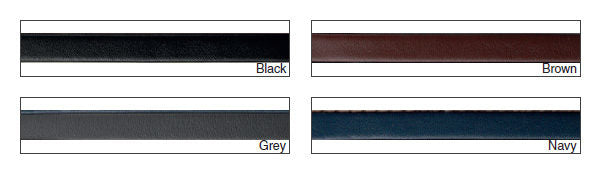 Lederen armband voorzien van as of haar in sluiting in zilver of goud.alle