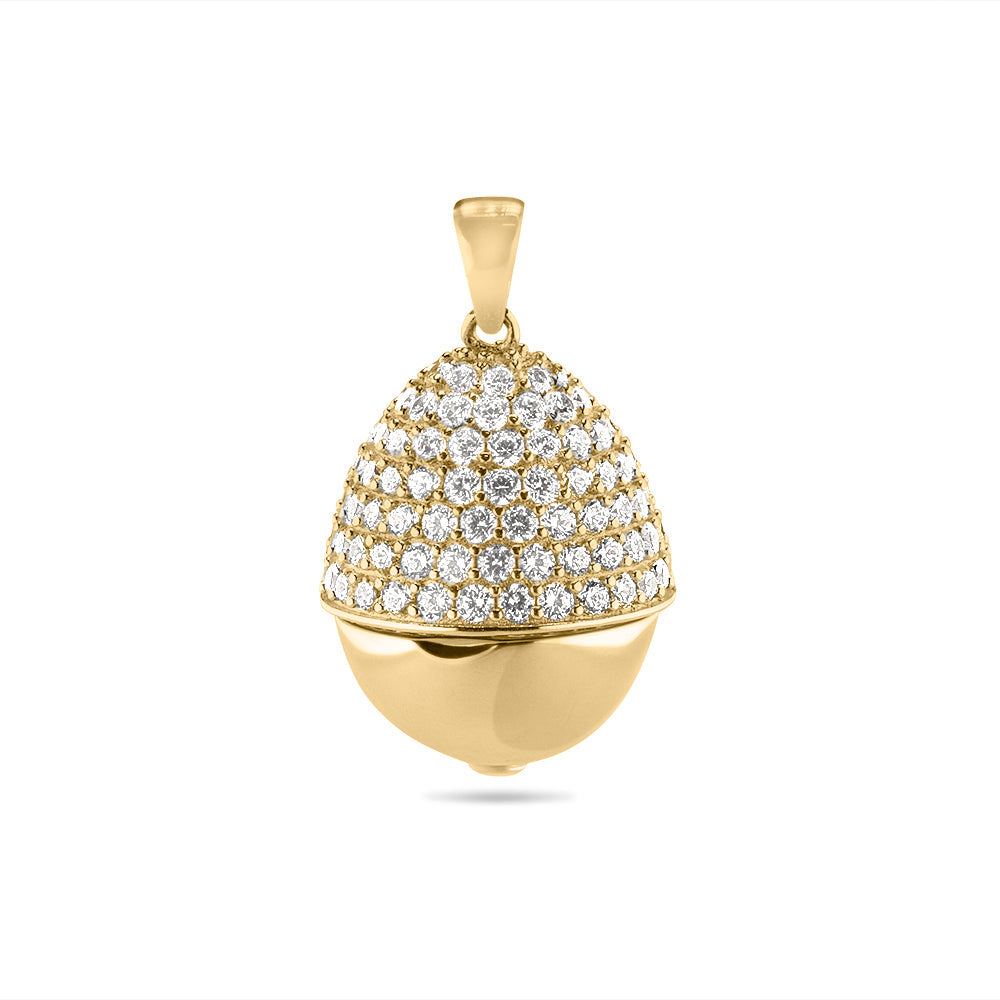Ashanger Fabergé ei, waar as en haar in verwerkt wordt